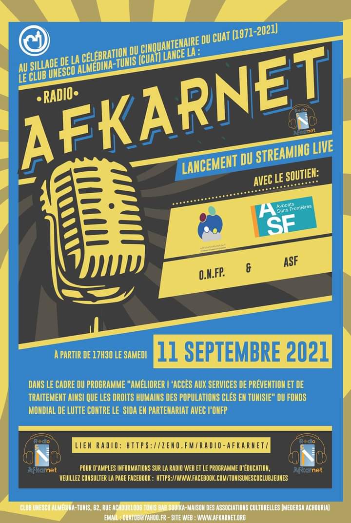 Flyer fr Radio Afkarnet